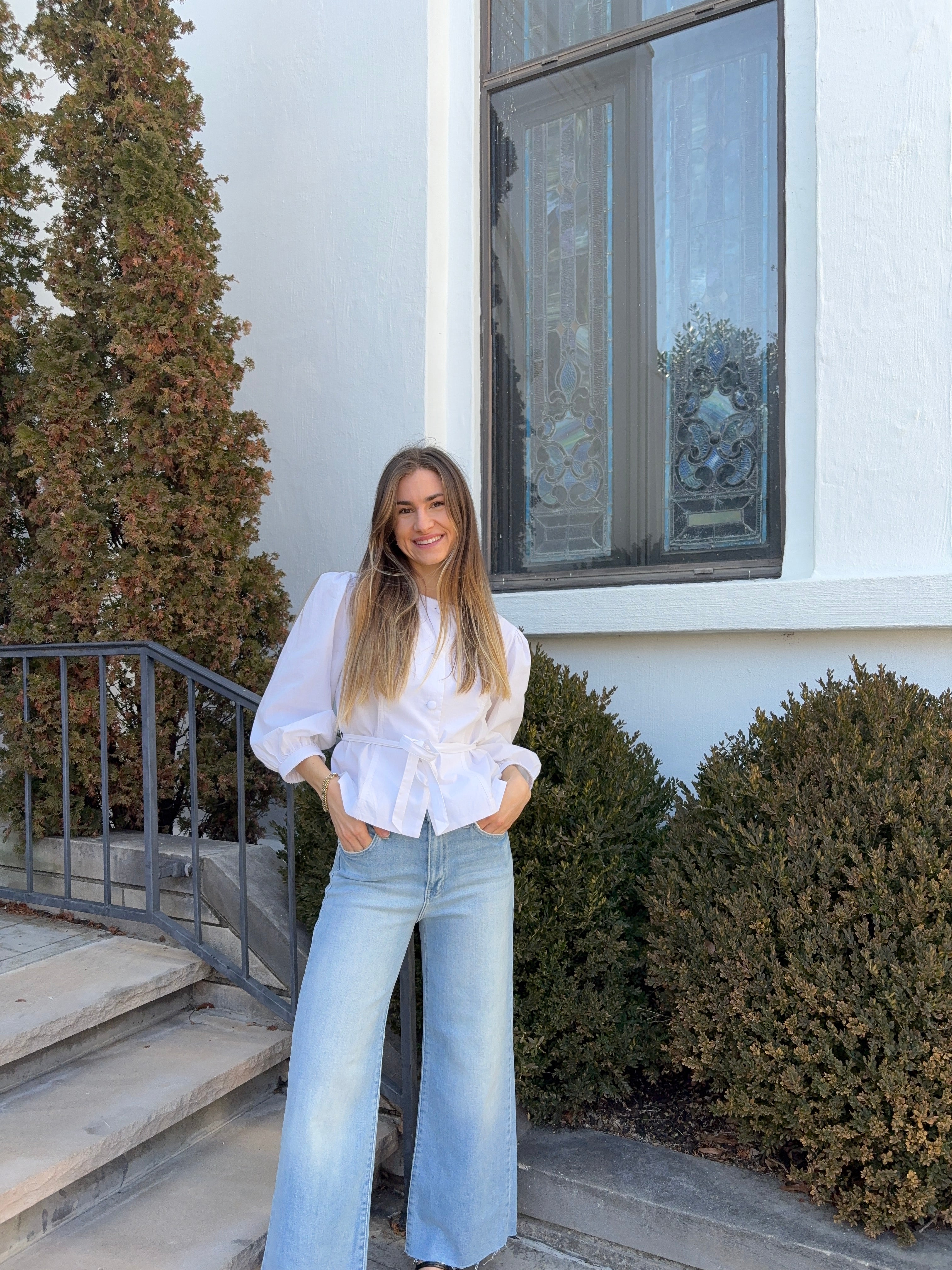 Scissor Cut Wide Leg Denim