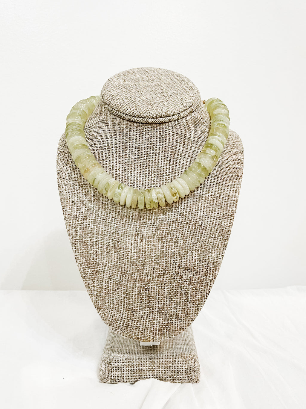 Disk Bead Necklace