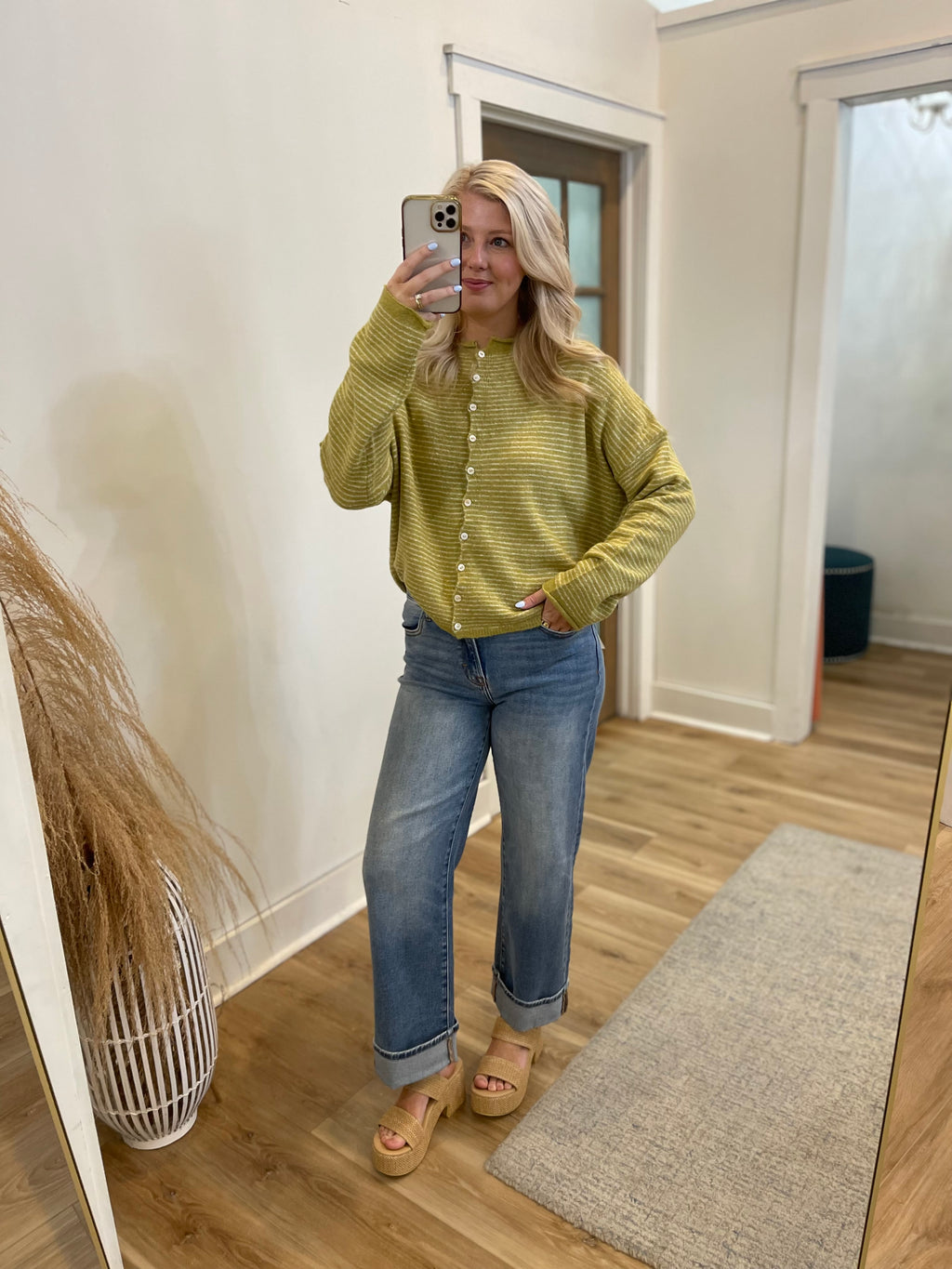 Ella Pin Stripe Cardigan
