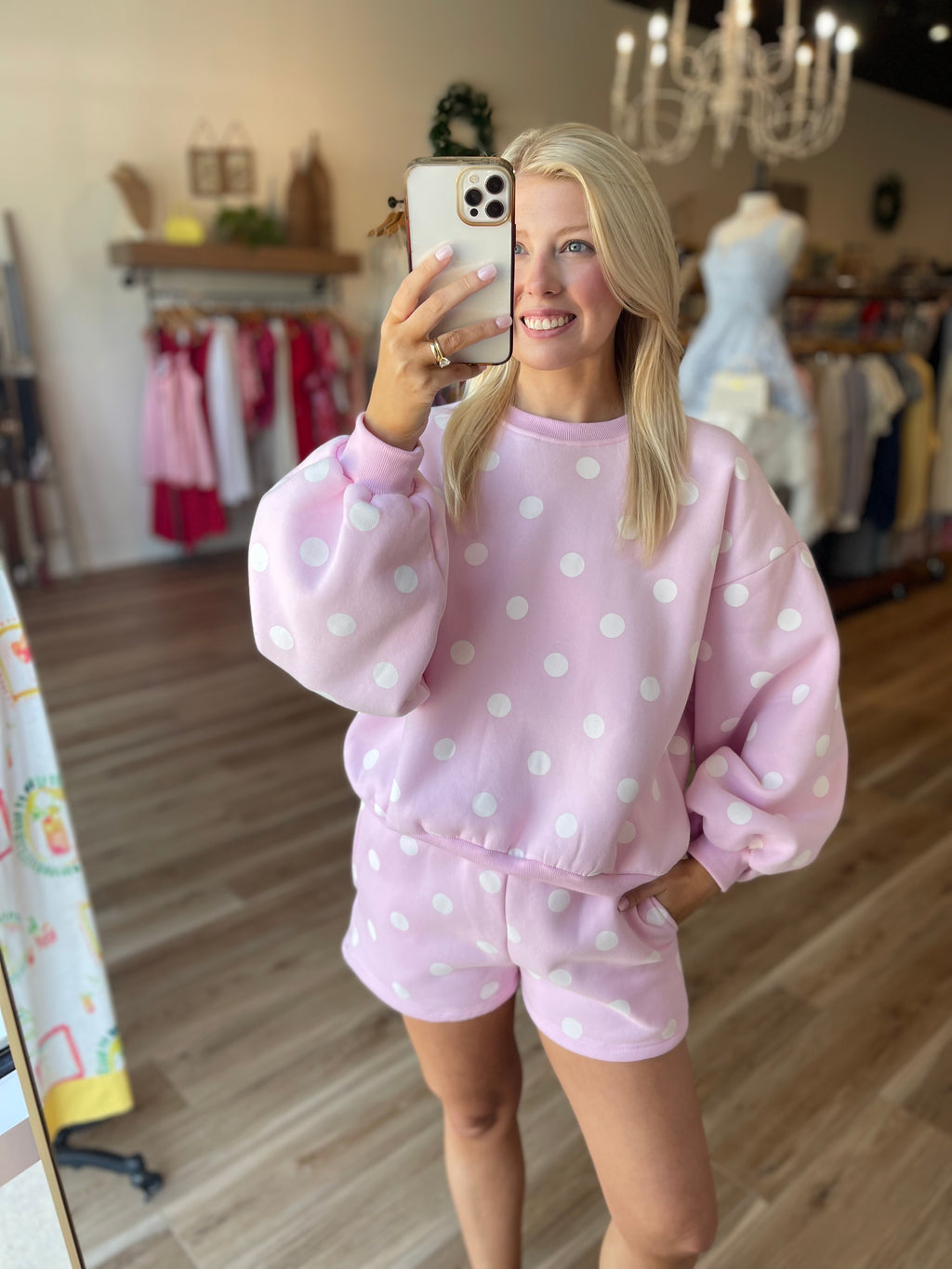 Polka Dot Short Set