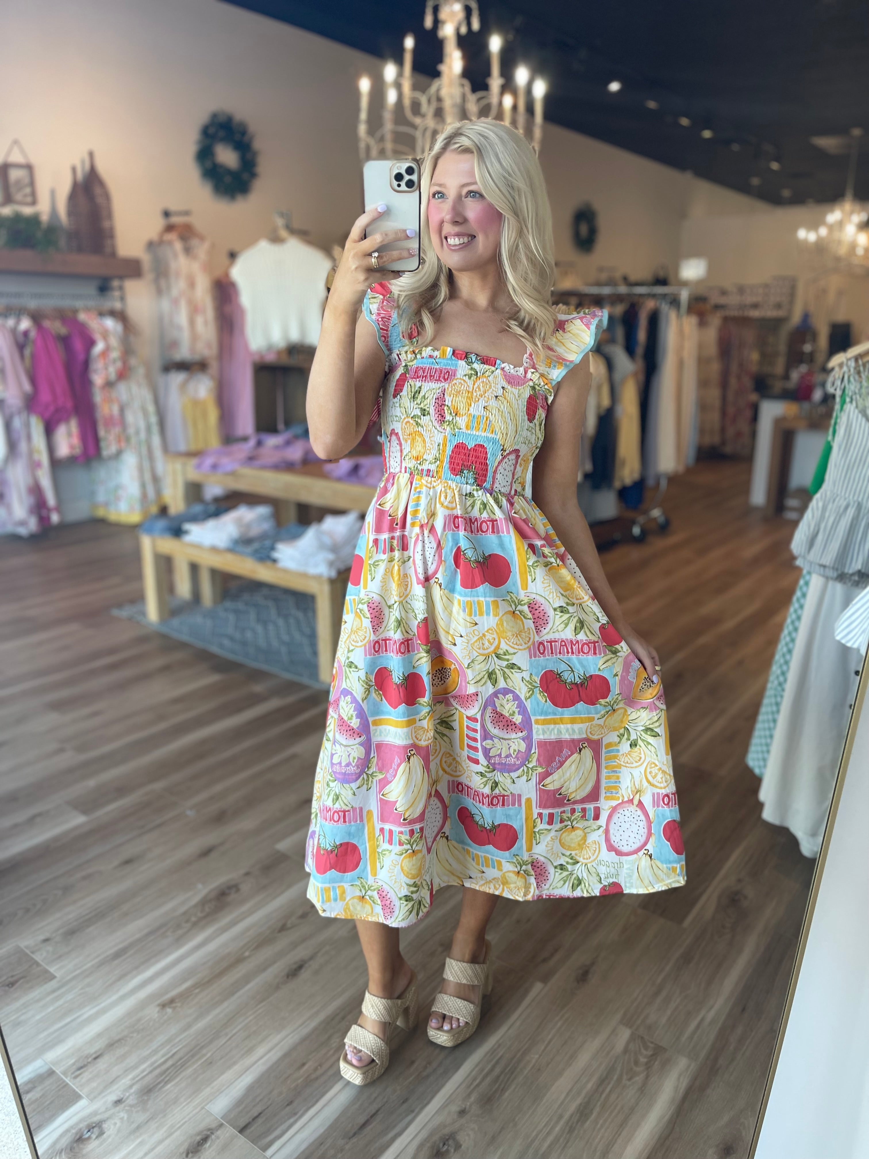 Farmers Market Midi Dress