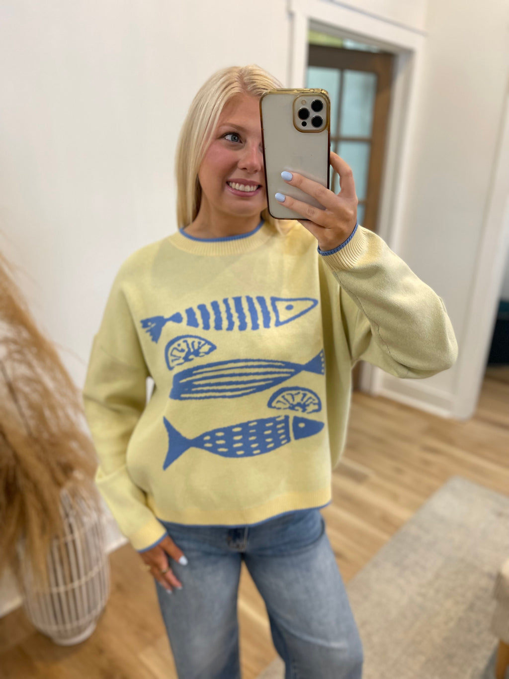 Fish & Lemon Knit Sweater