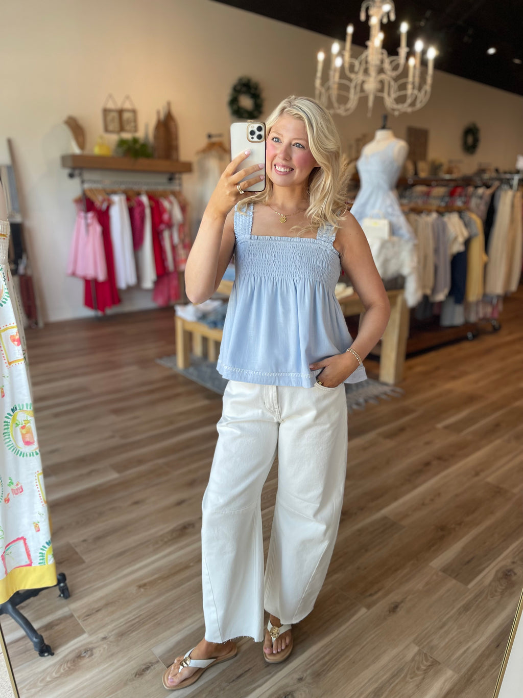 Eden Smocked Top