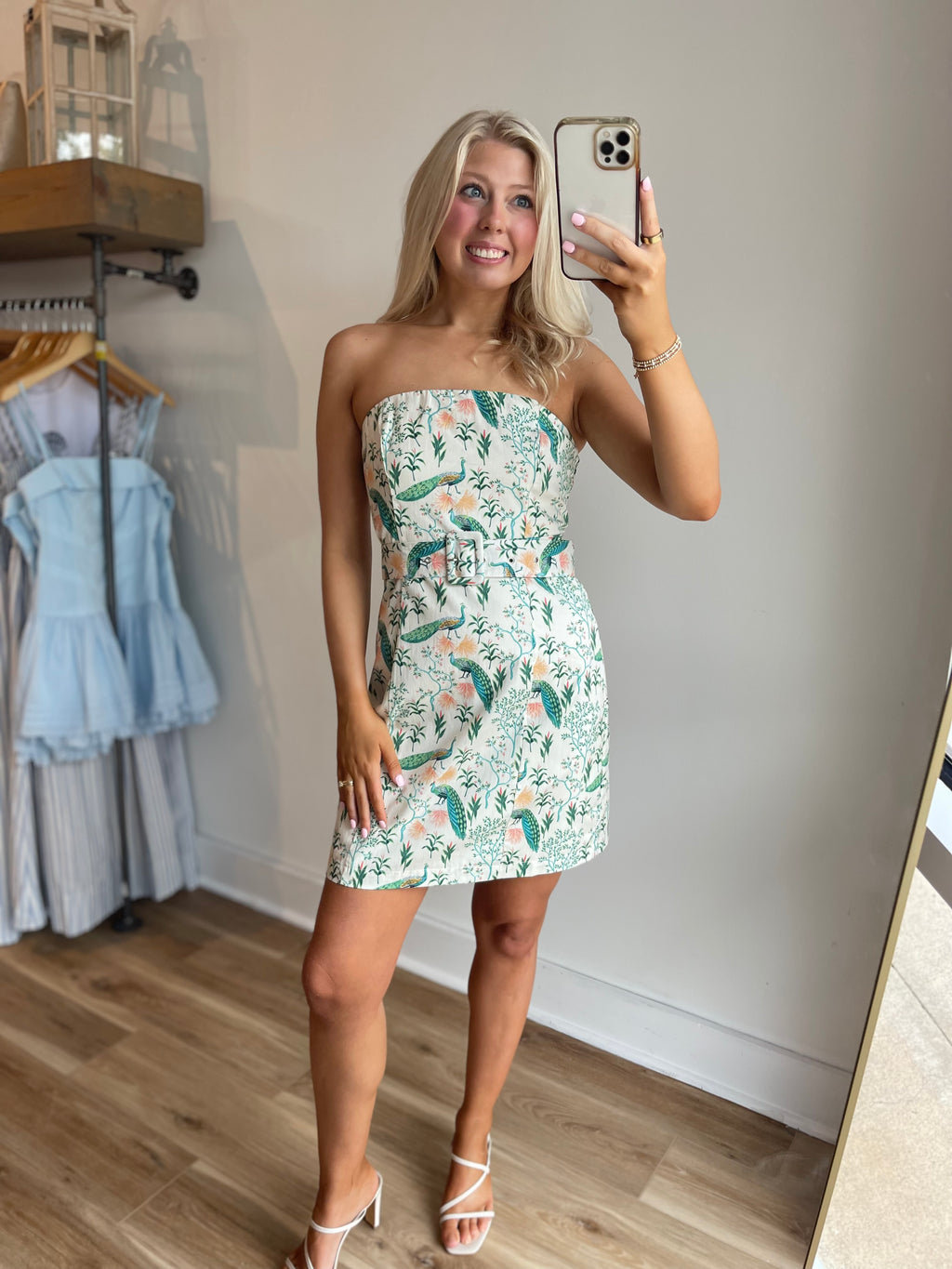Peacock Mini Dress