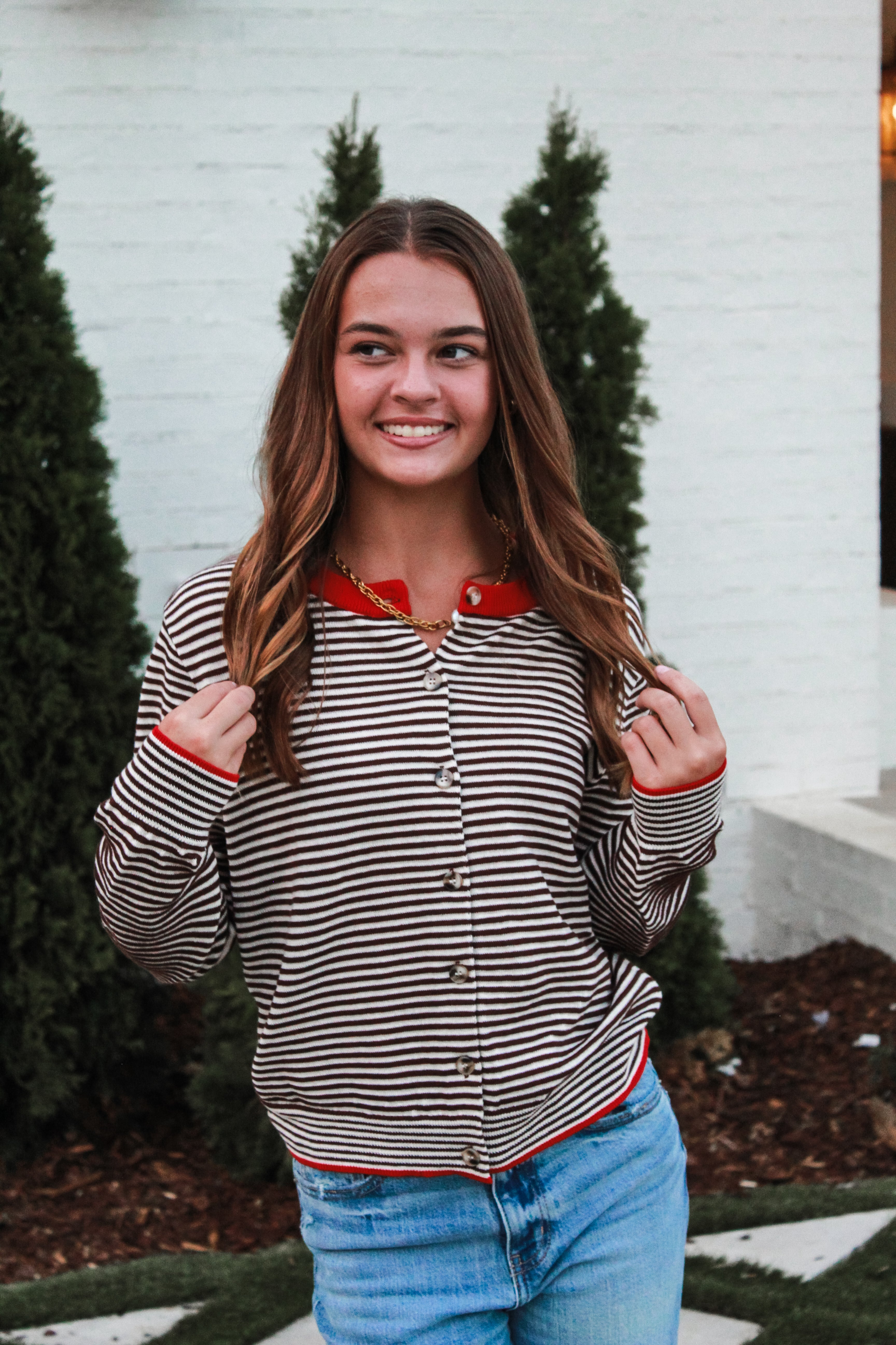 Connie Striped Cardigan