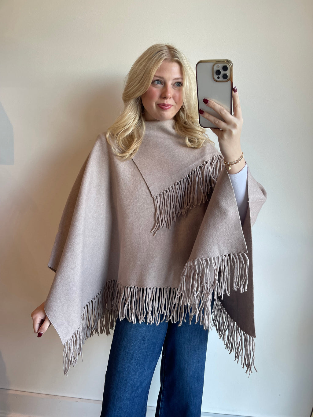 Ava Poncho Sweater