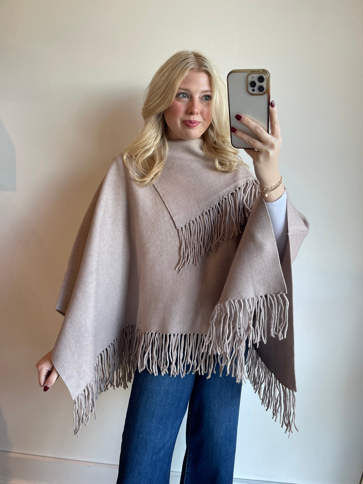 Ava Poncho Sweater