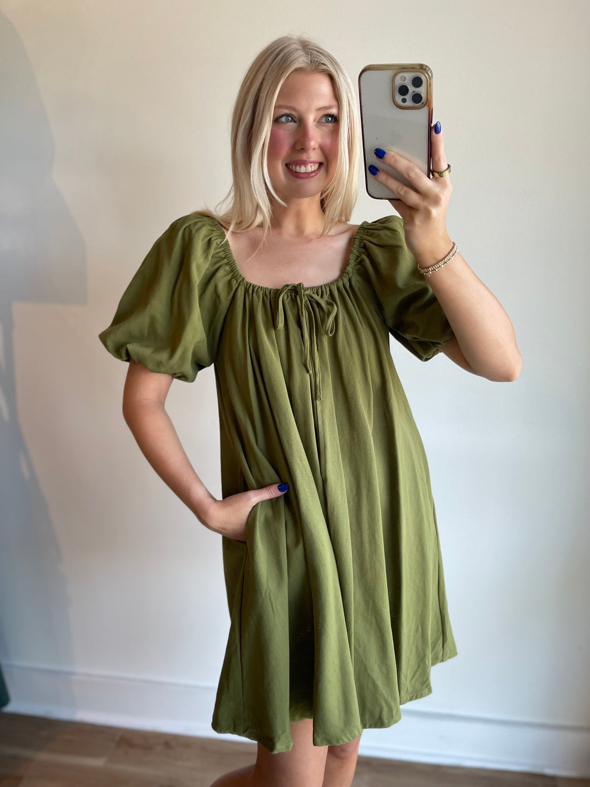 Jamie Babydoll Denim Dress