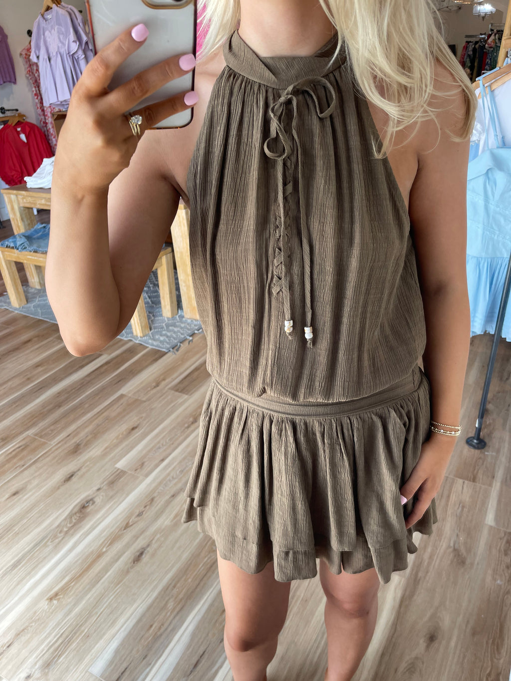Charlie Halter Dress