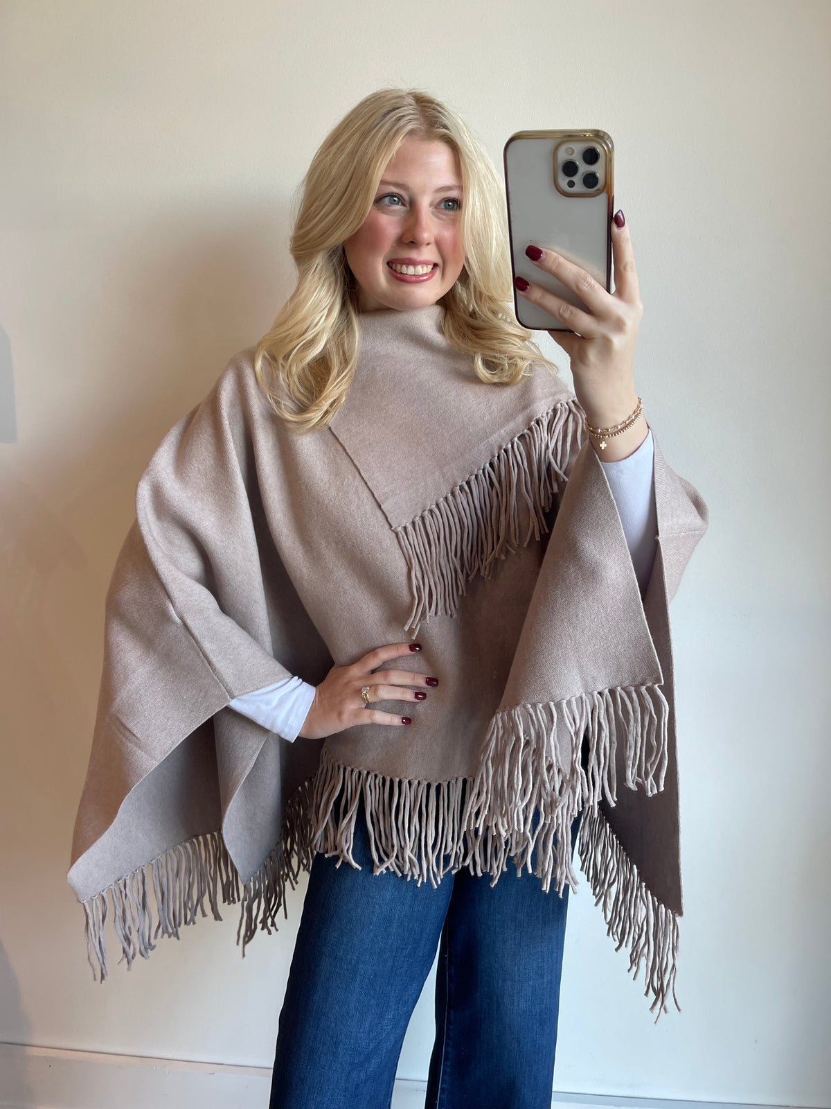 Ava Poncho Sweater