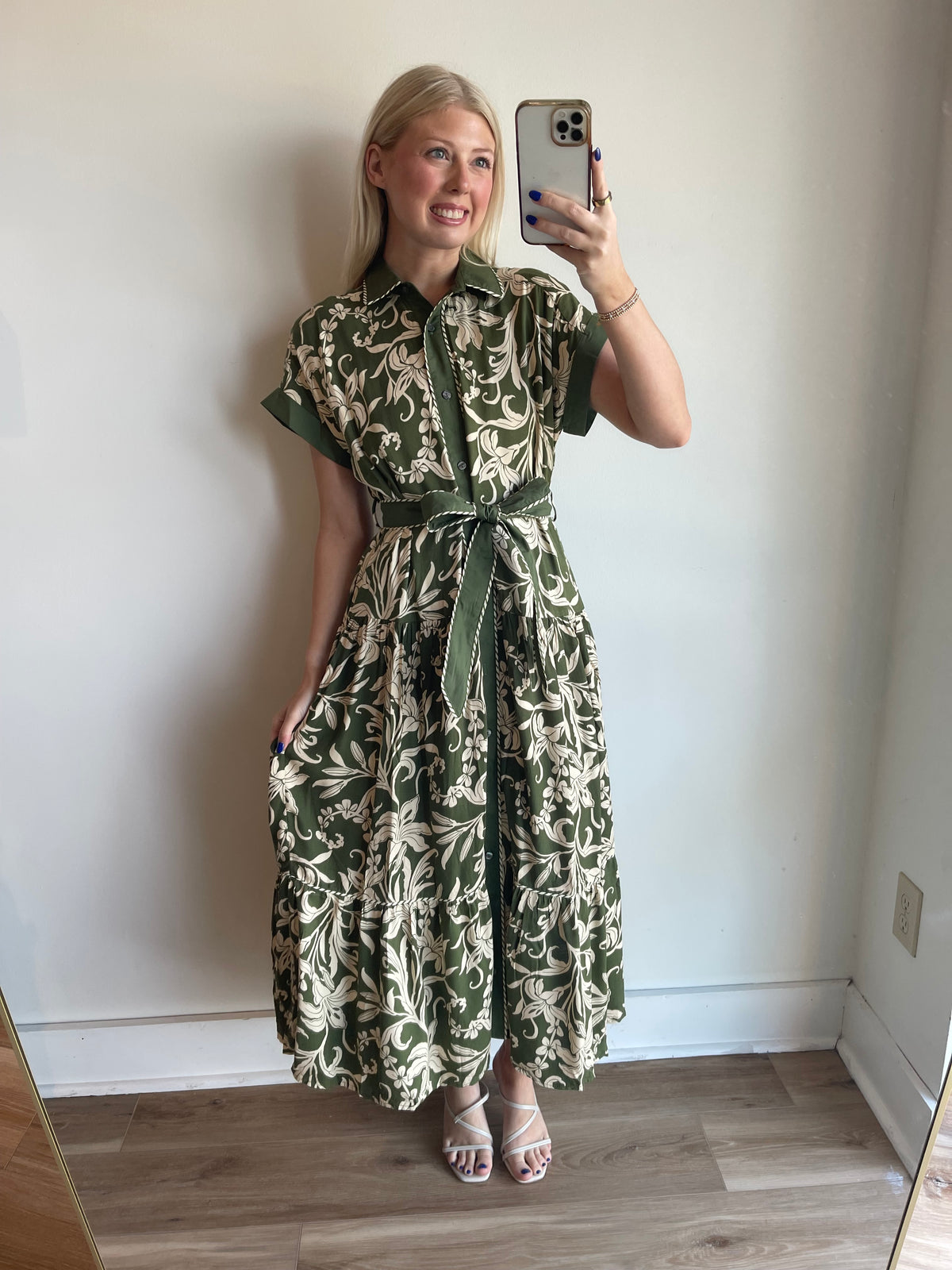 Sage Midi Dress
