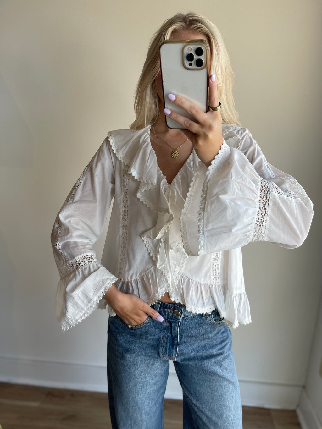 Valerie Ruffle Blouse