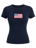 Flag Fitted Tee