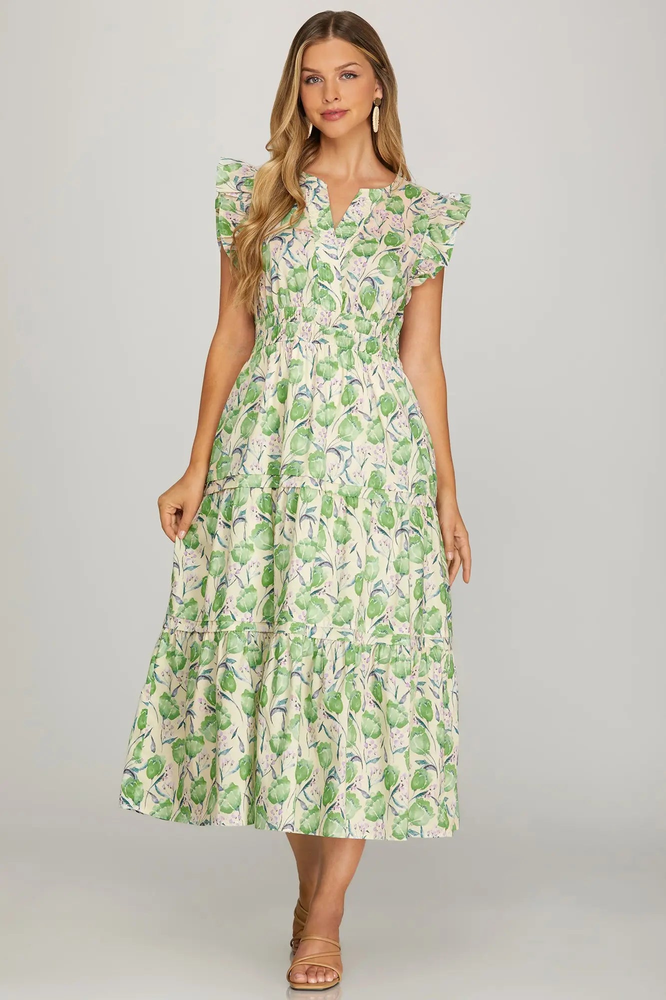 In Bloom Midi Dress