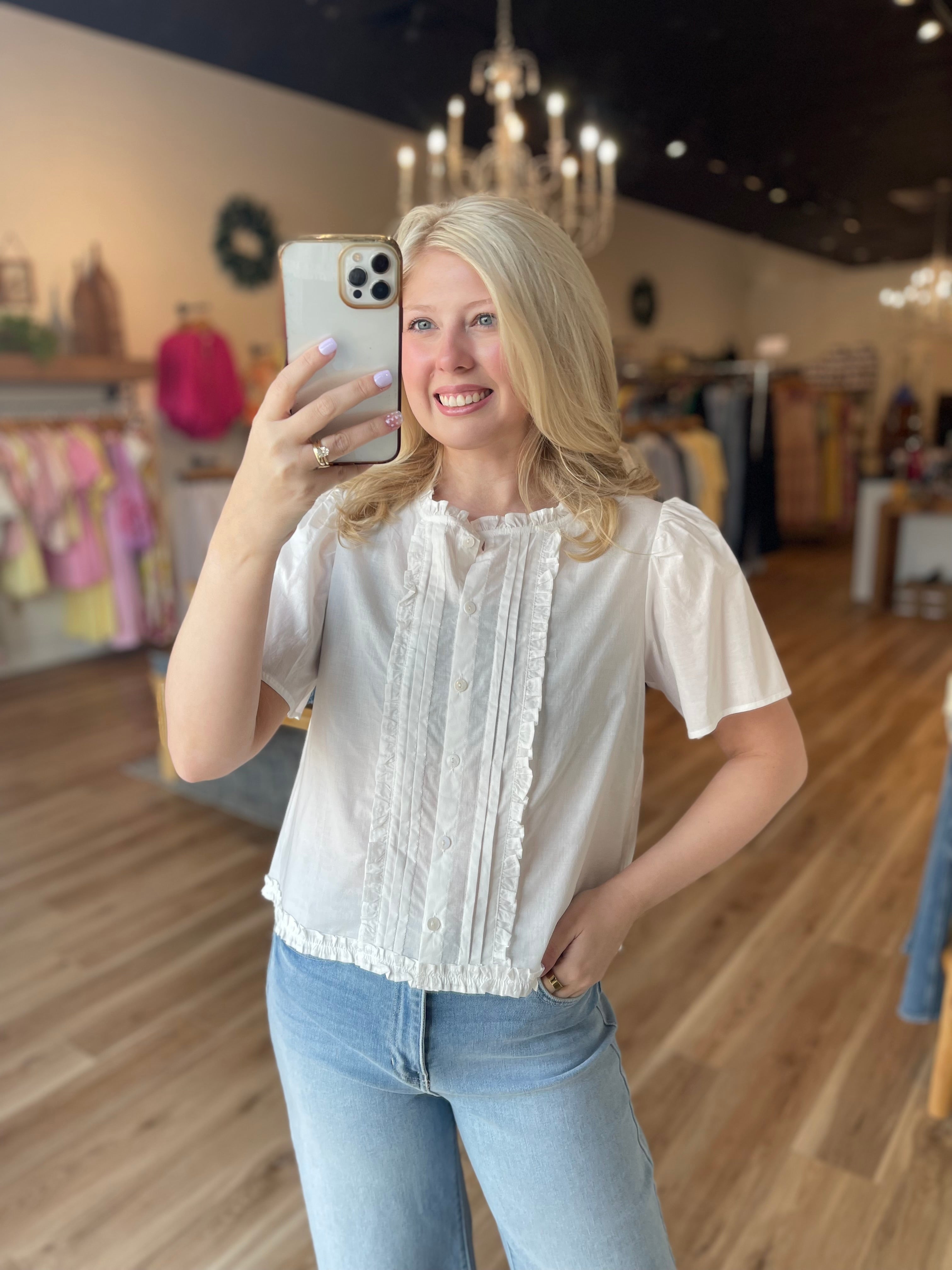 Penelope Ruffle Blouse