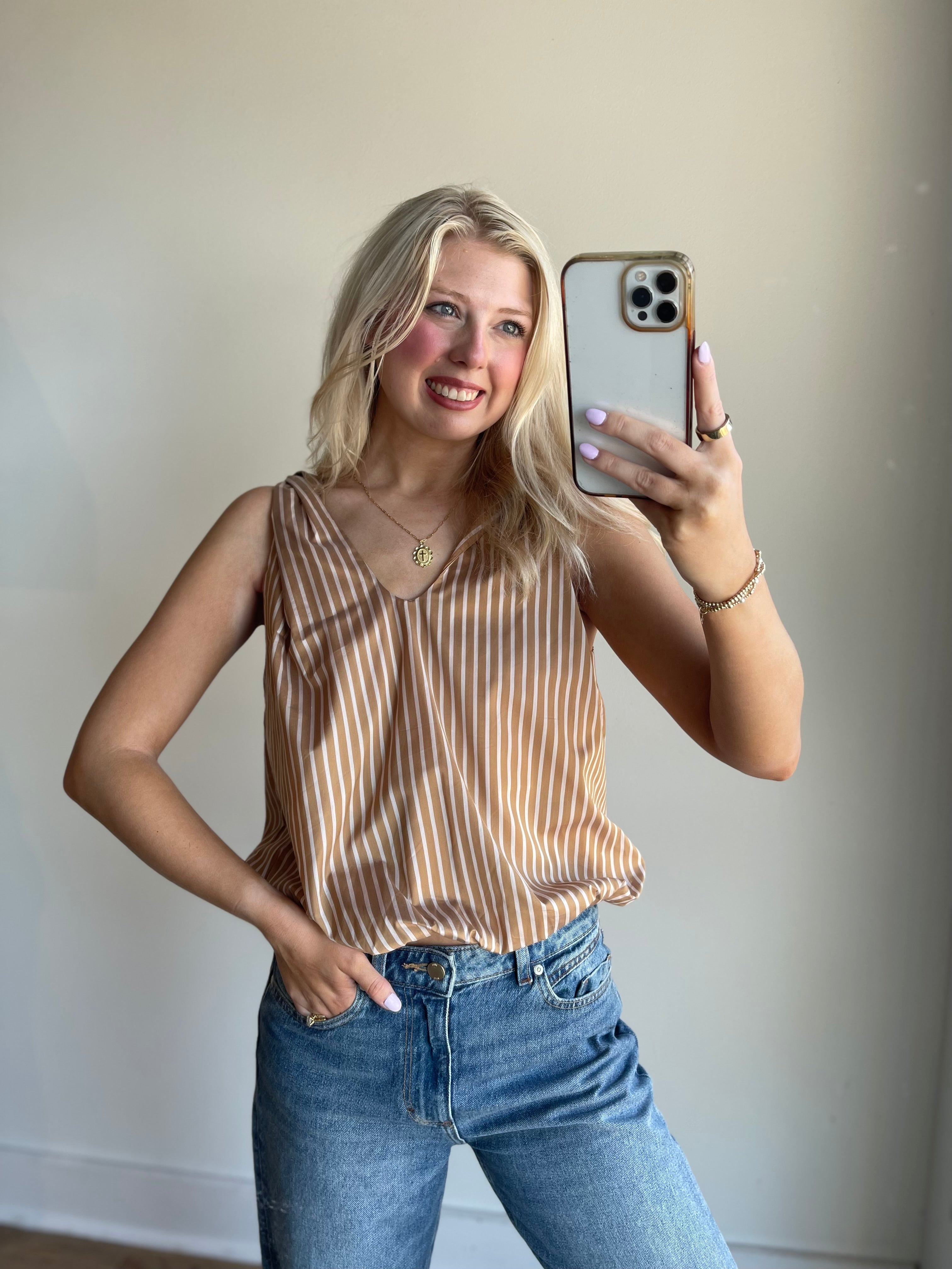 Ellie Stripe Top