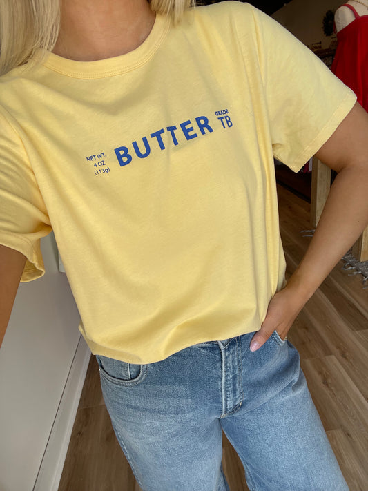 Graphic Butter Tee