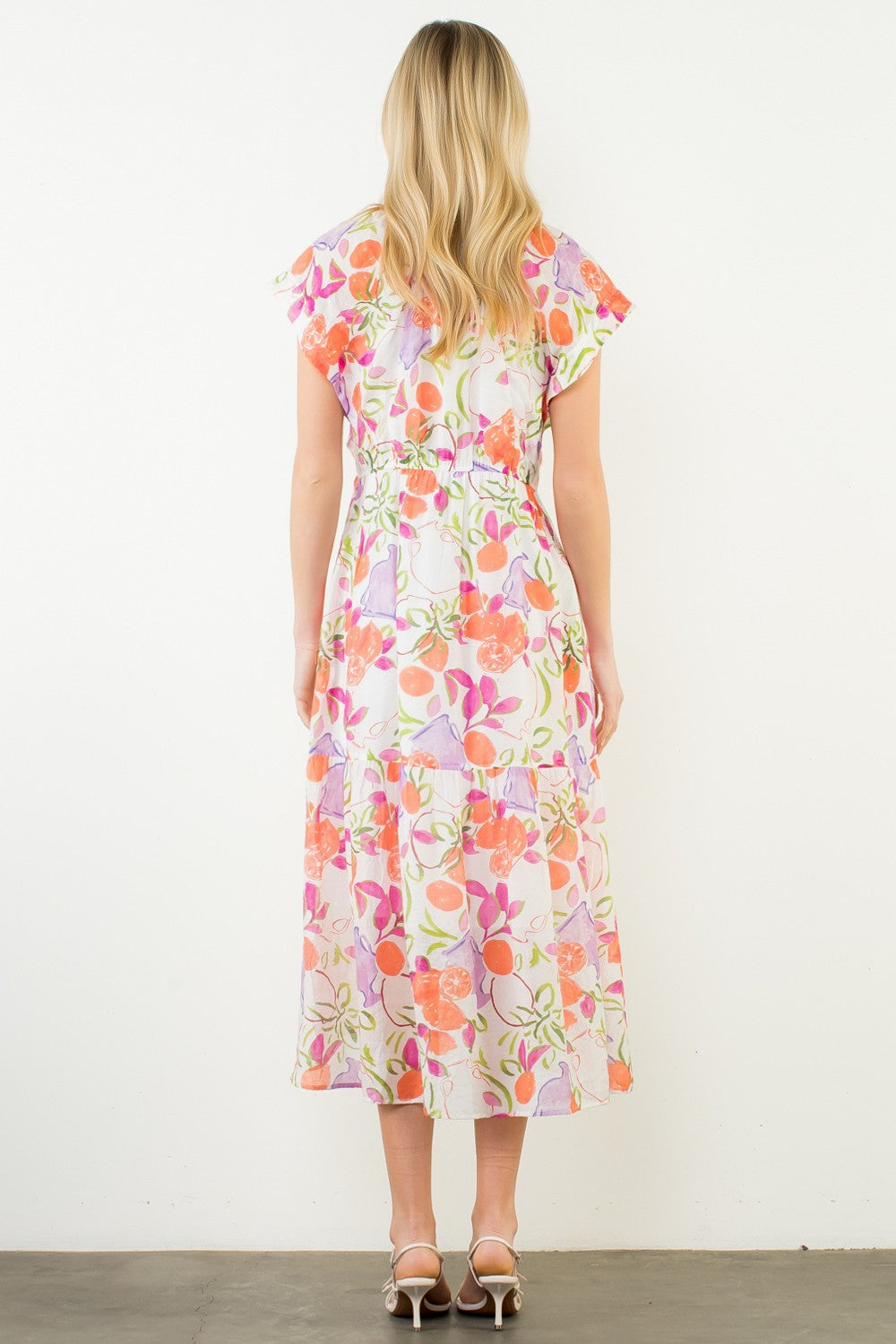 Macie Floral Midi Dress