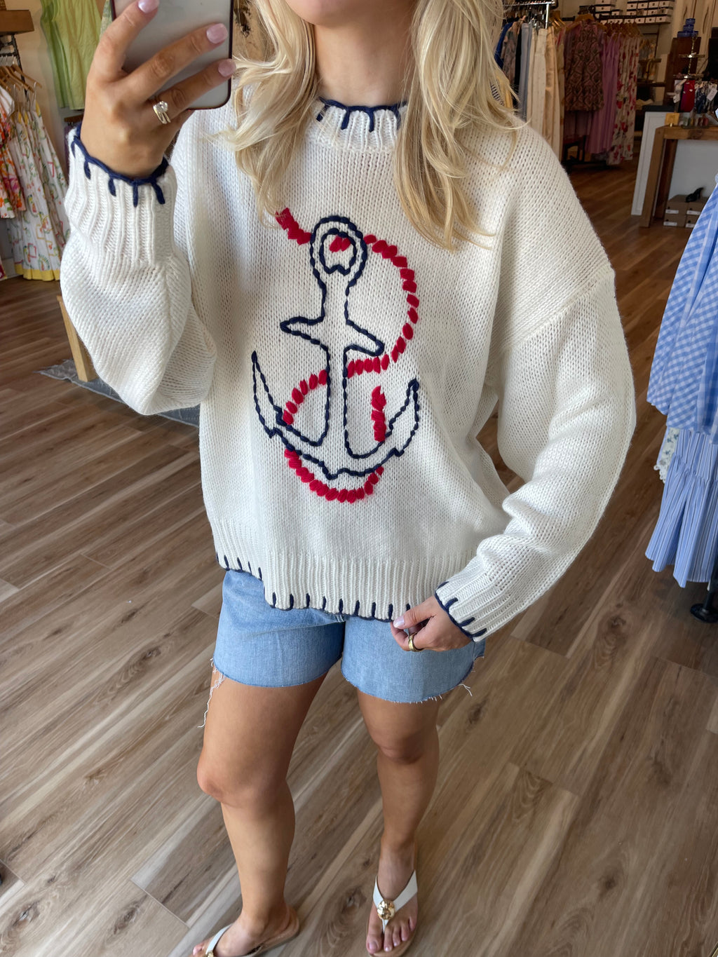 Anchor Knit Sweater