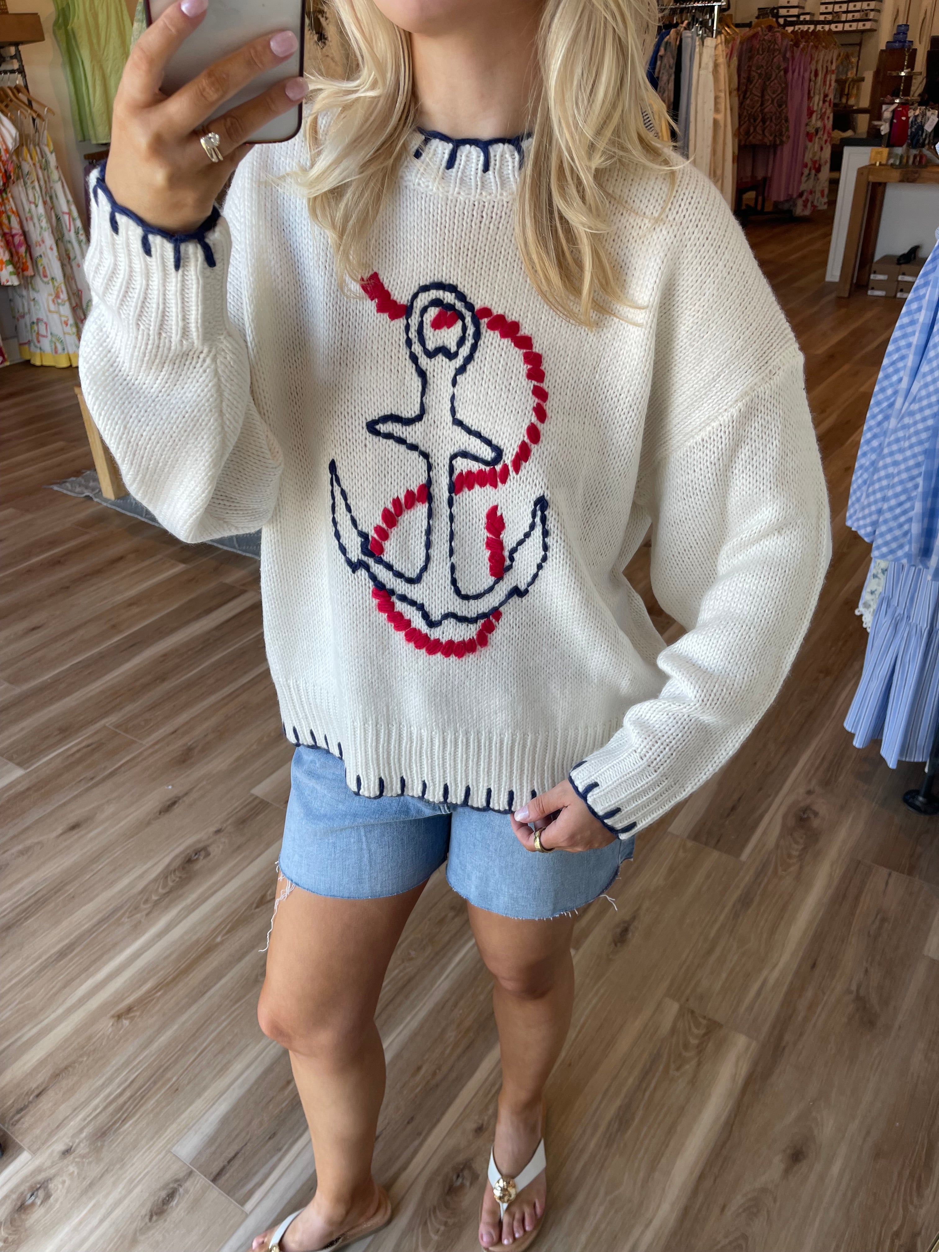 Anchor Knit Sweater