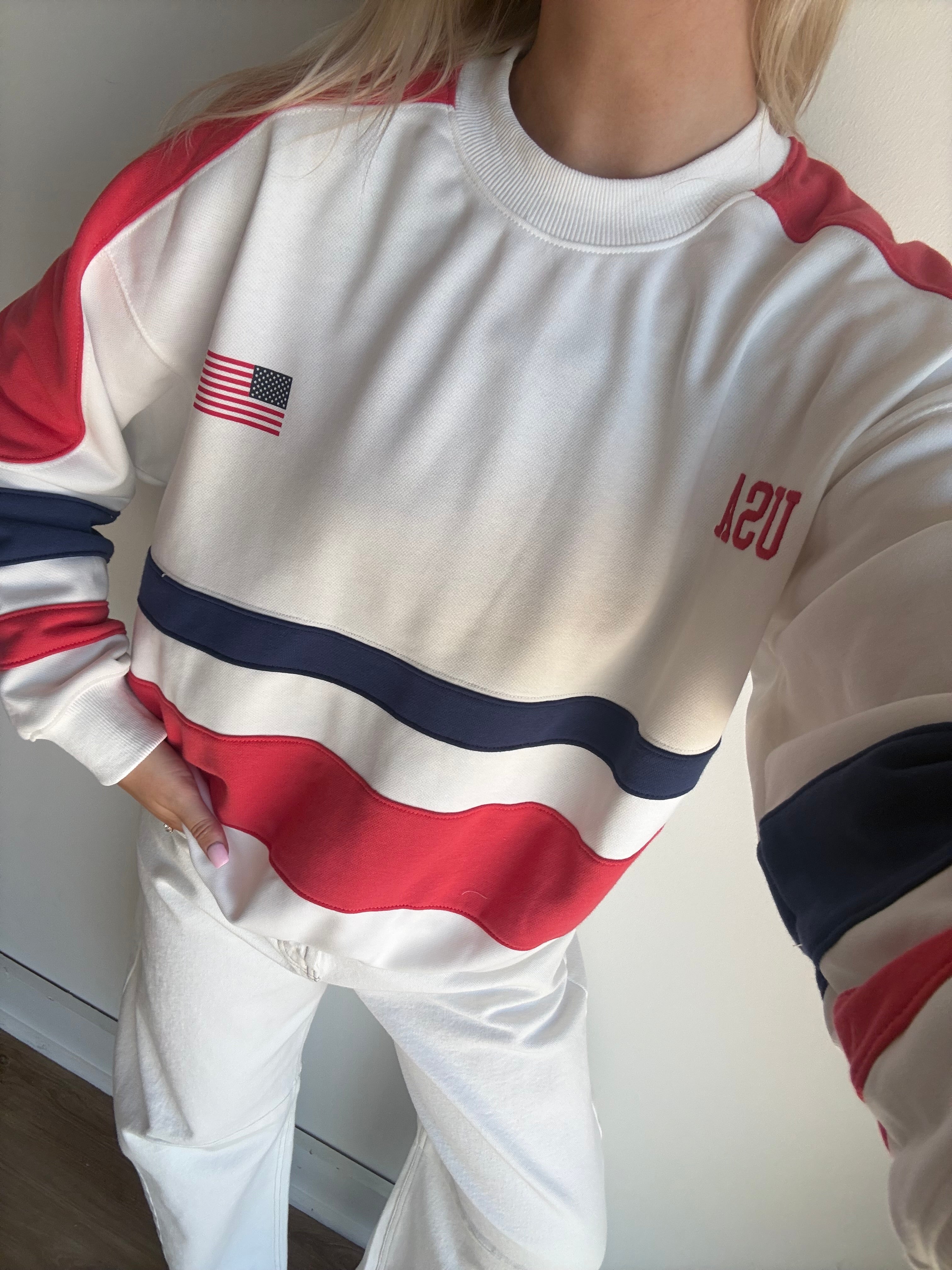 "USA" Oversized Crewneck