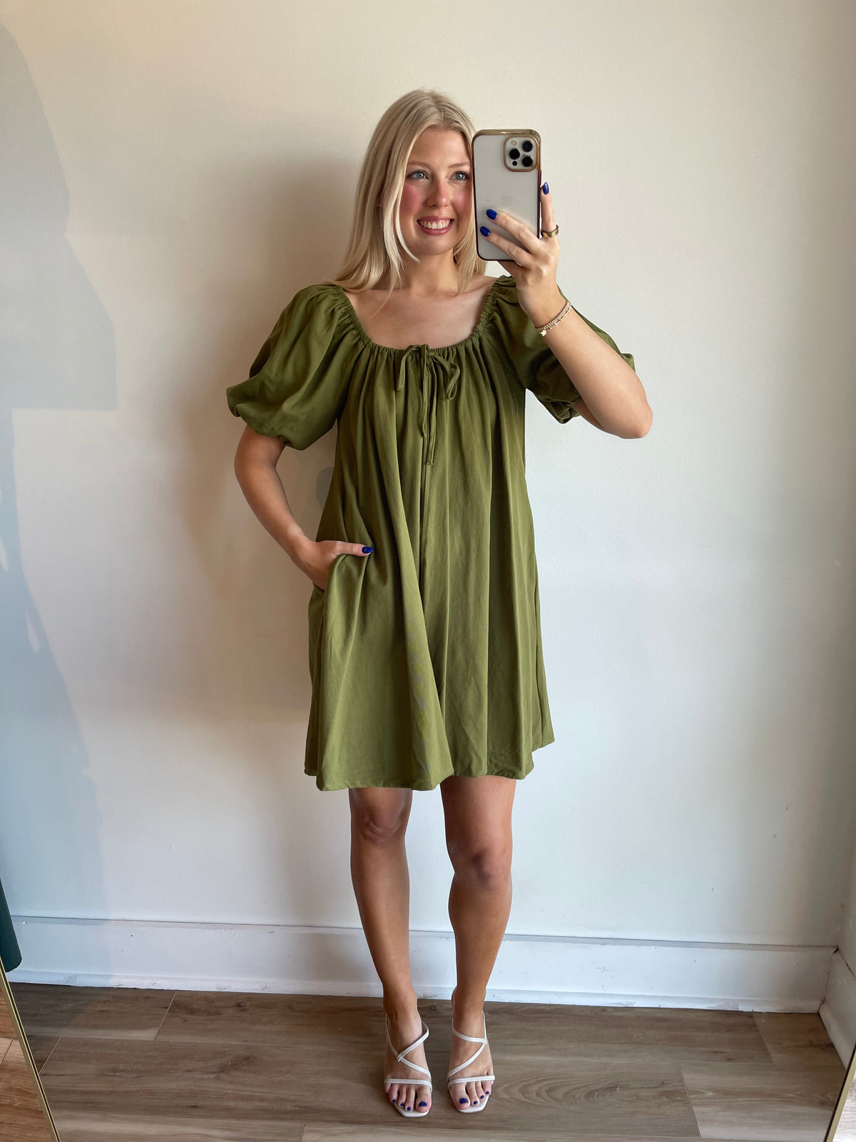 Jamie Babydoll Denim Dress