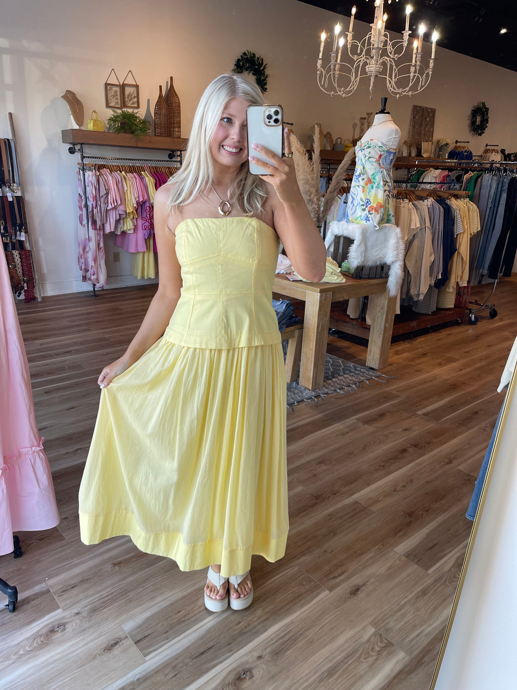 Everleigh Corset Midi Dress