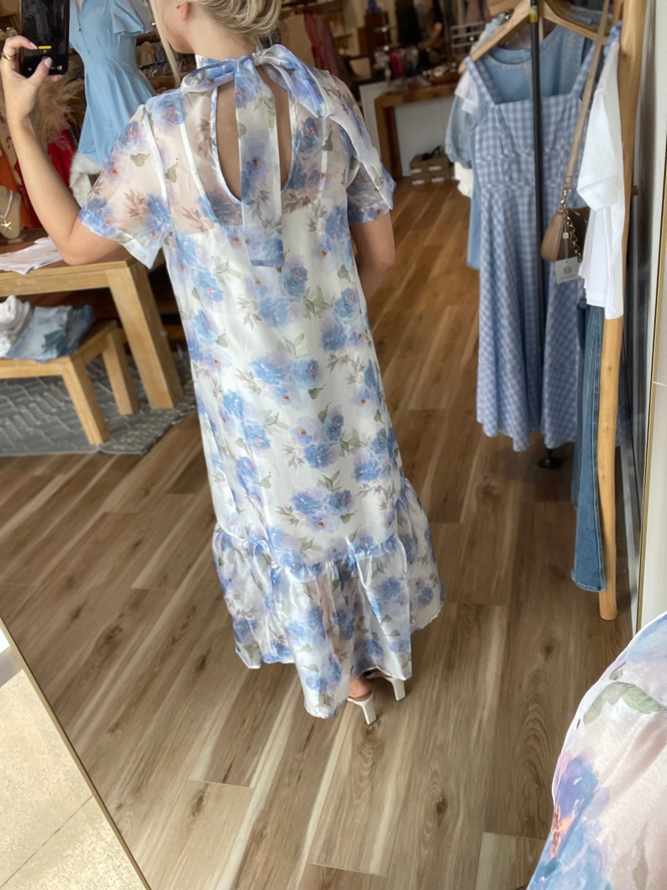Chiffon Midi Dress