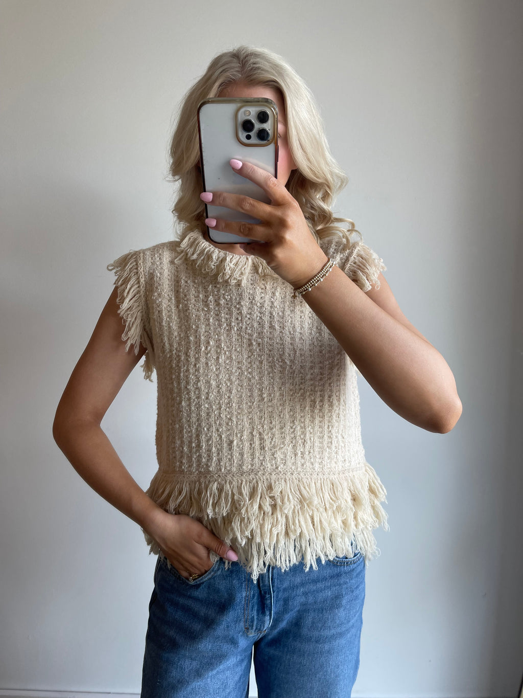 Lilah Fringe Top