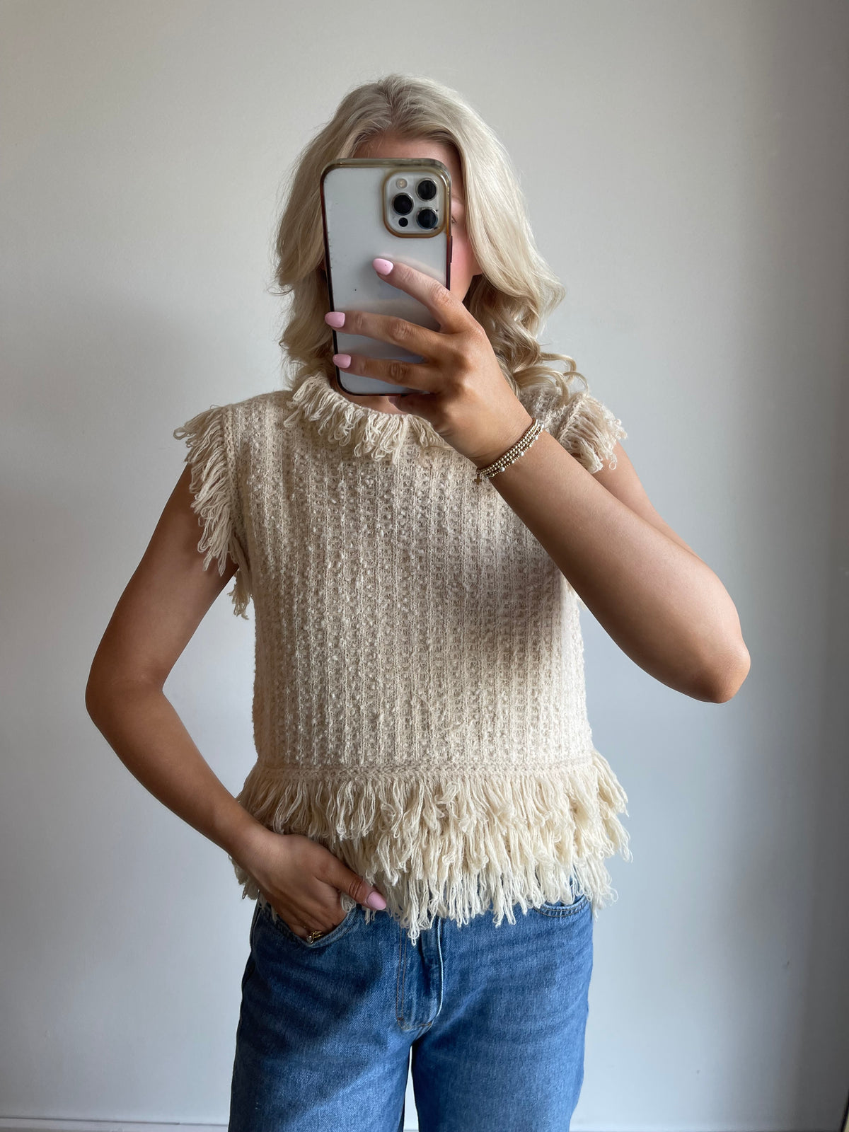 Lilah Fringe Top