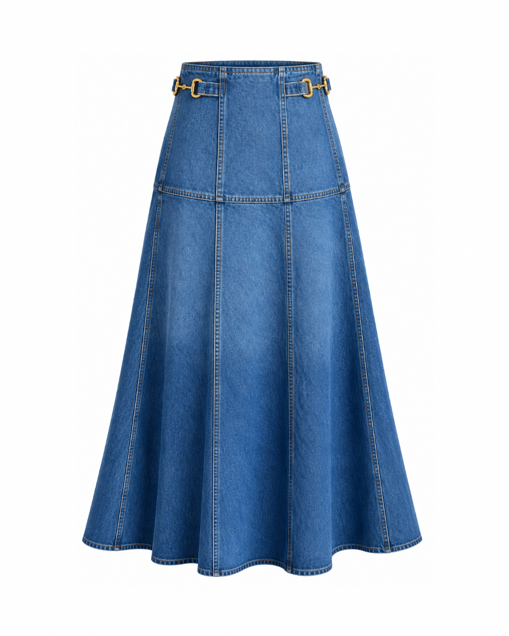 Darby Denim Midi Skirt