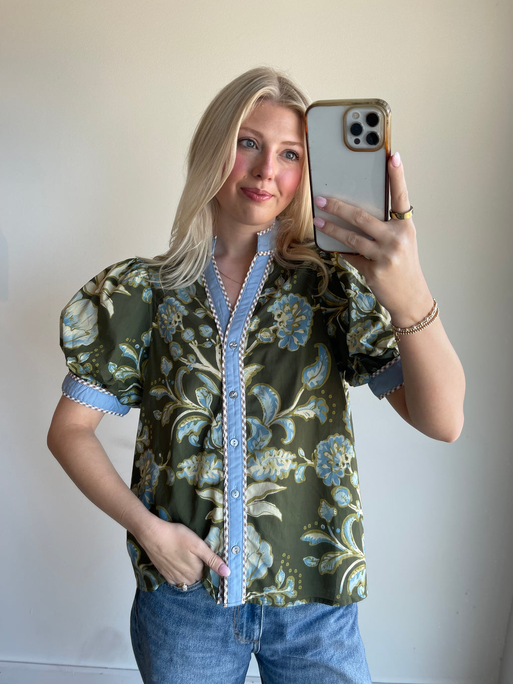 Libby Floral Top