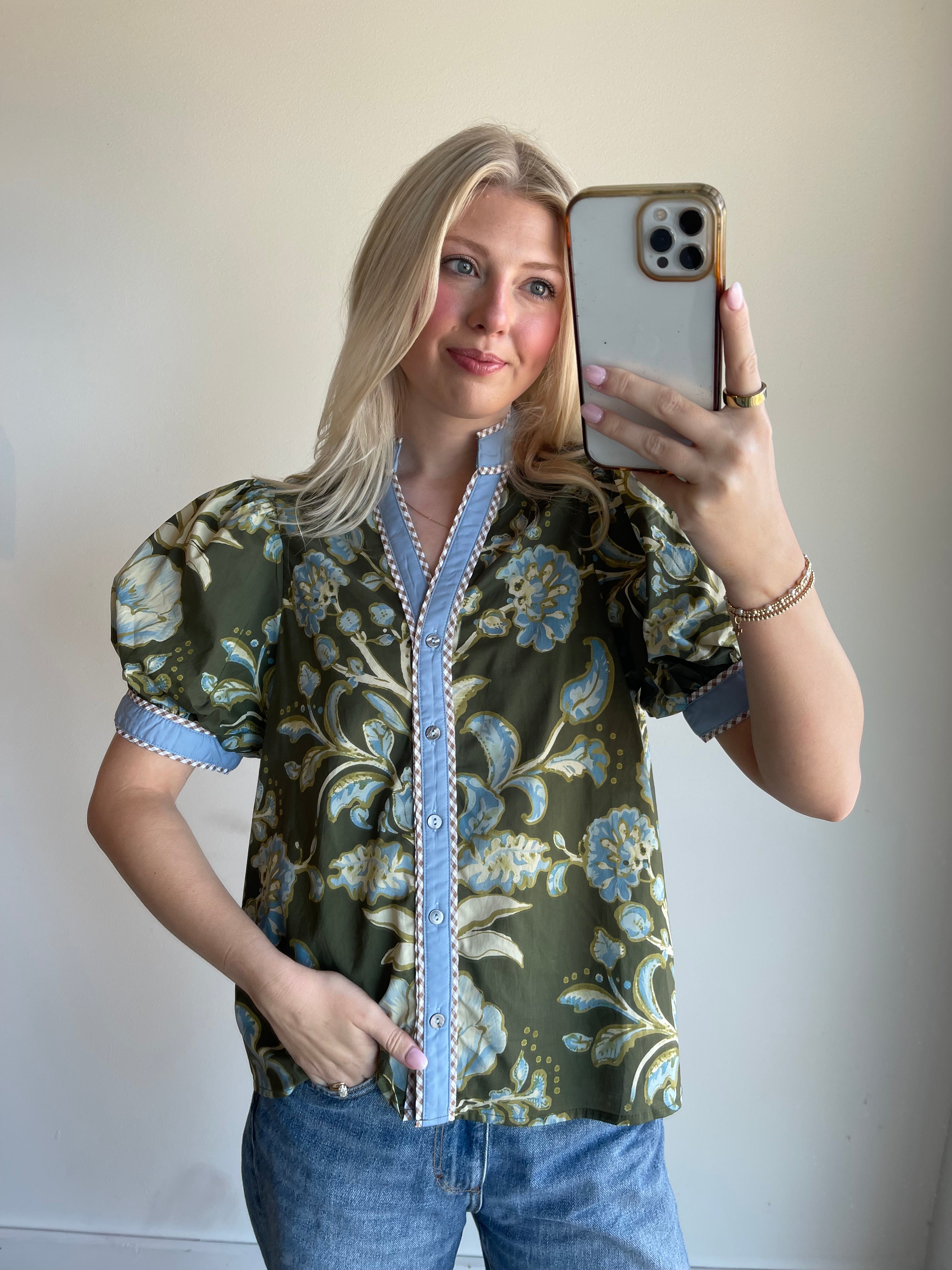 Libby Floral Top