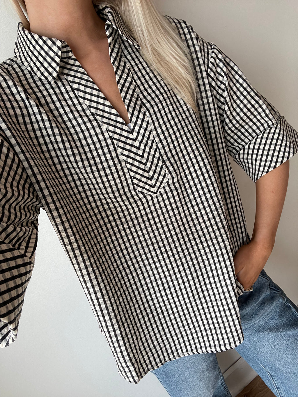 Lauren Gingham Blouse