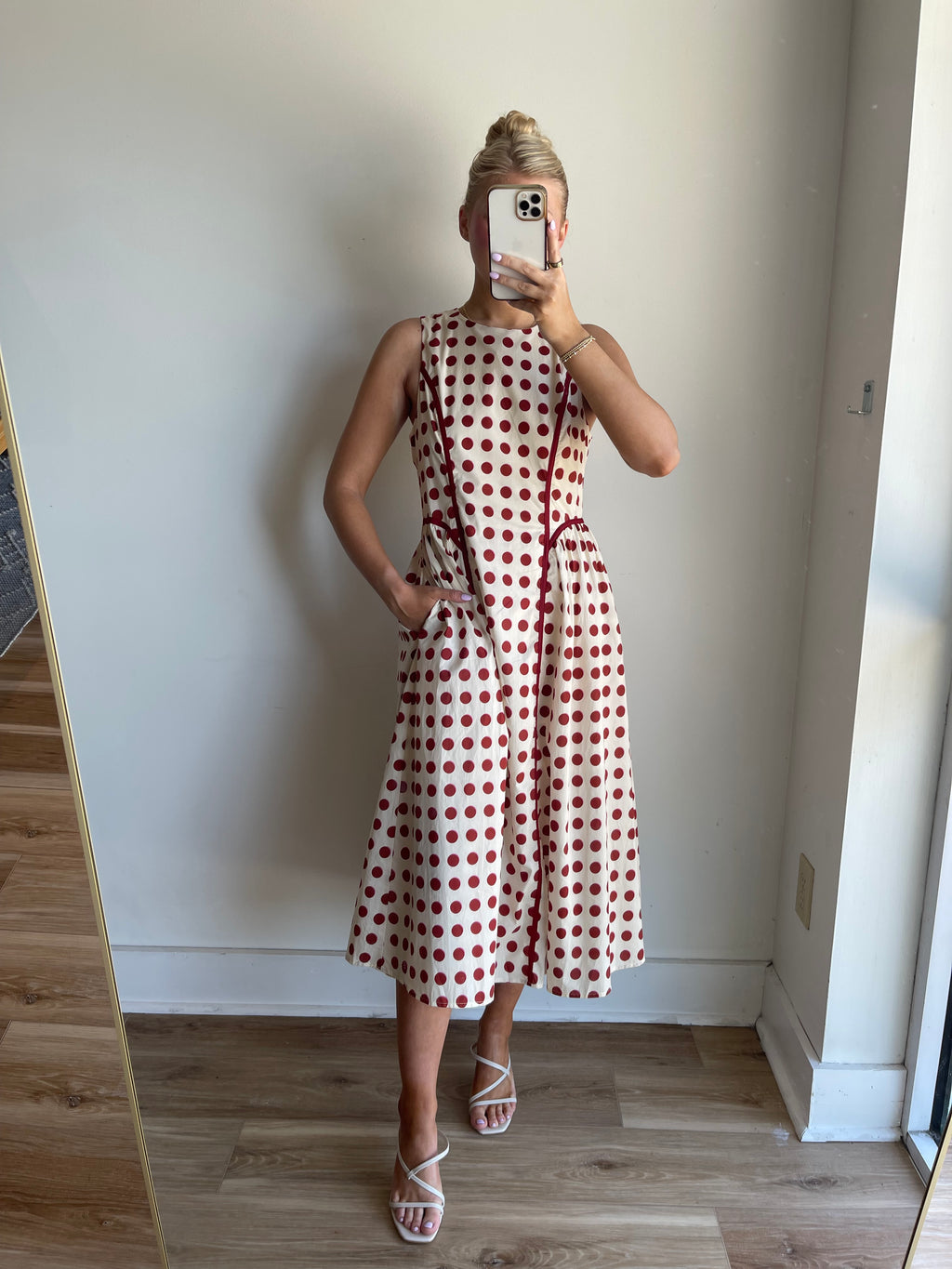 Megan Polka Dot Dress