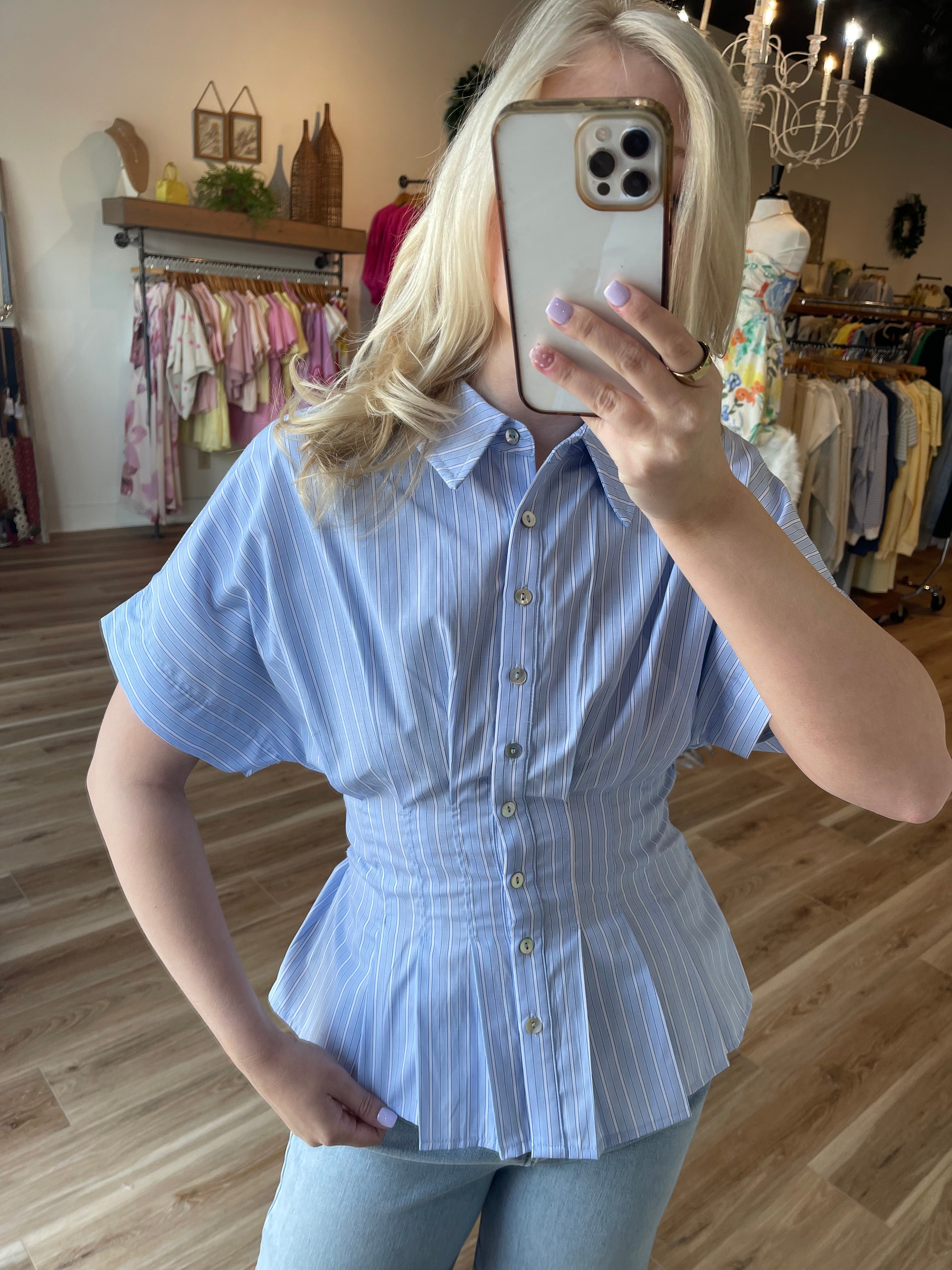 Sail Away Button Down