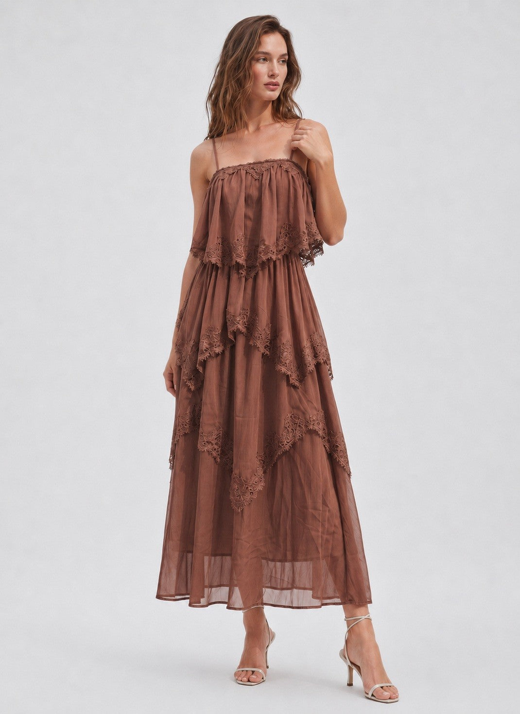 Bella Tiered Midi Dress