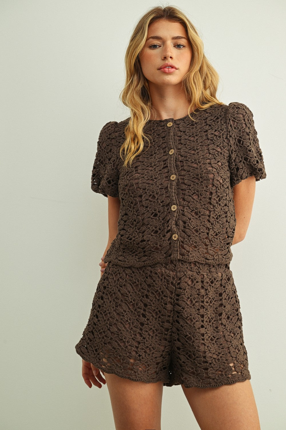 Eliana Crochet Top