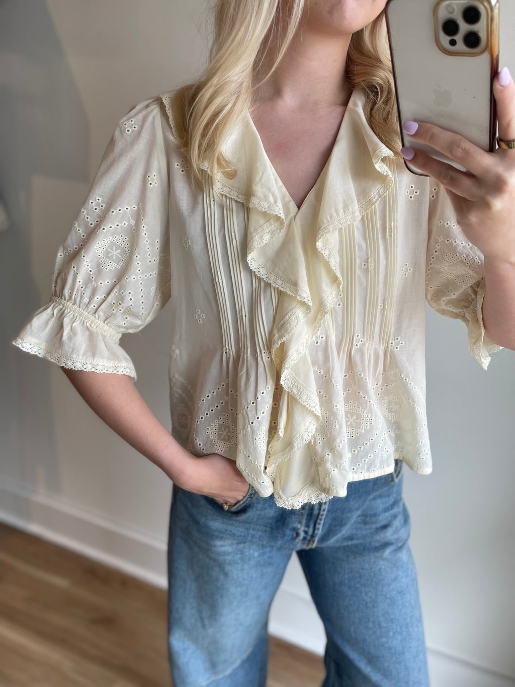 Jules Ruffle Blouse