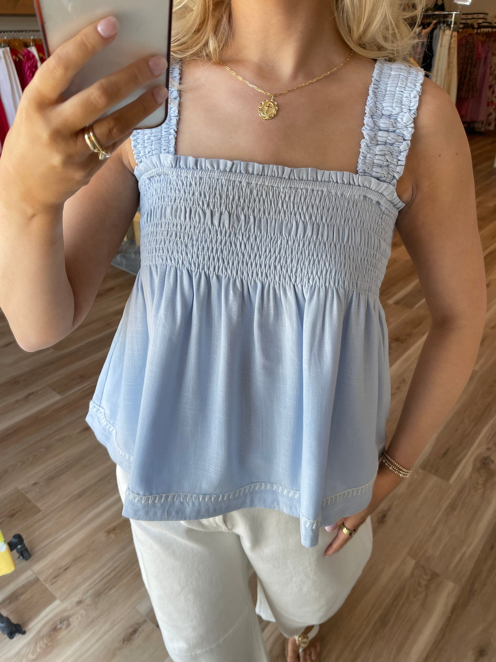 Eden Smocked Top