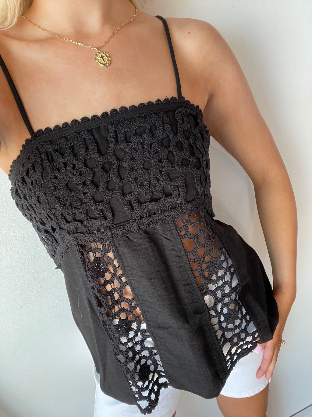 Meredith Crochet Top