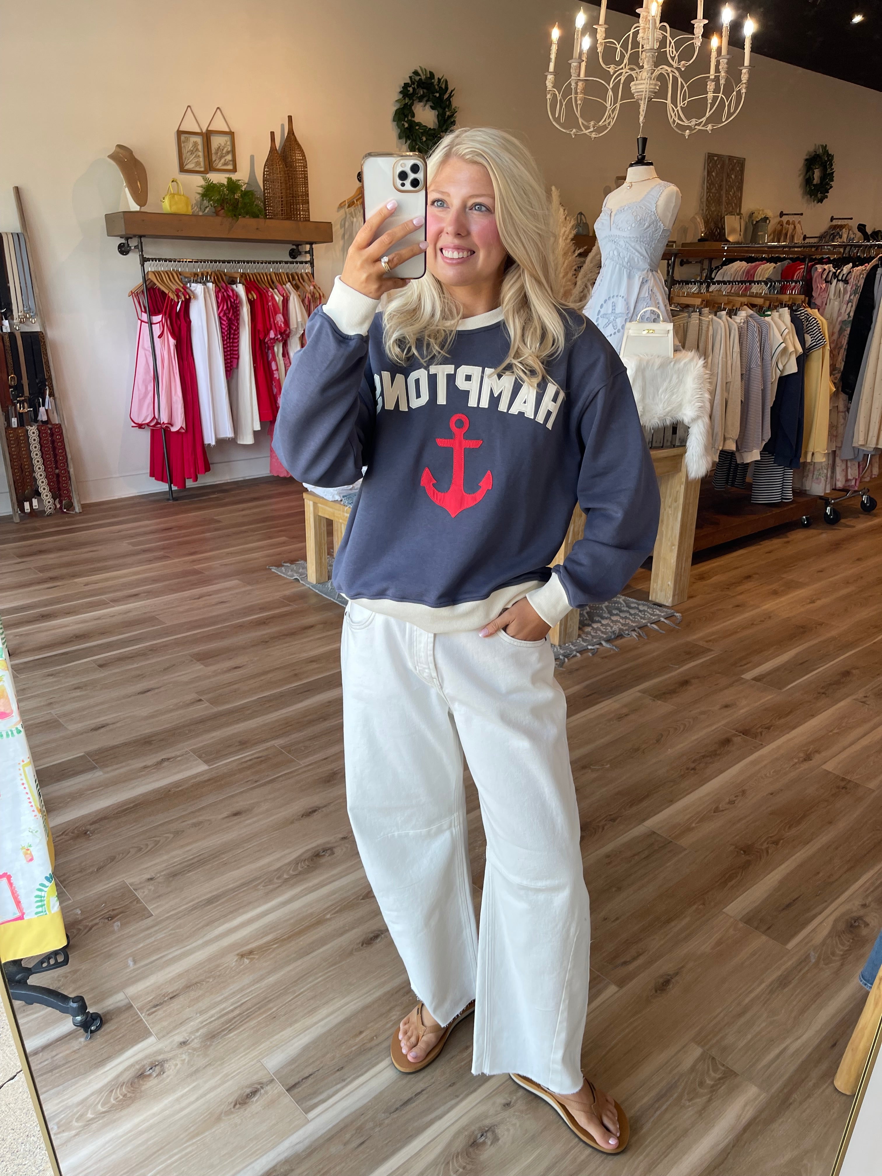 Hamptons Graphic Sweatshirt