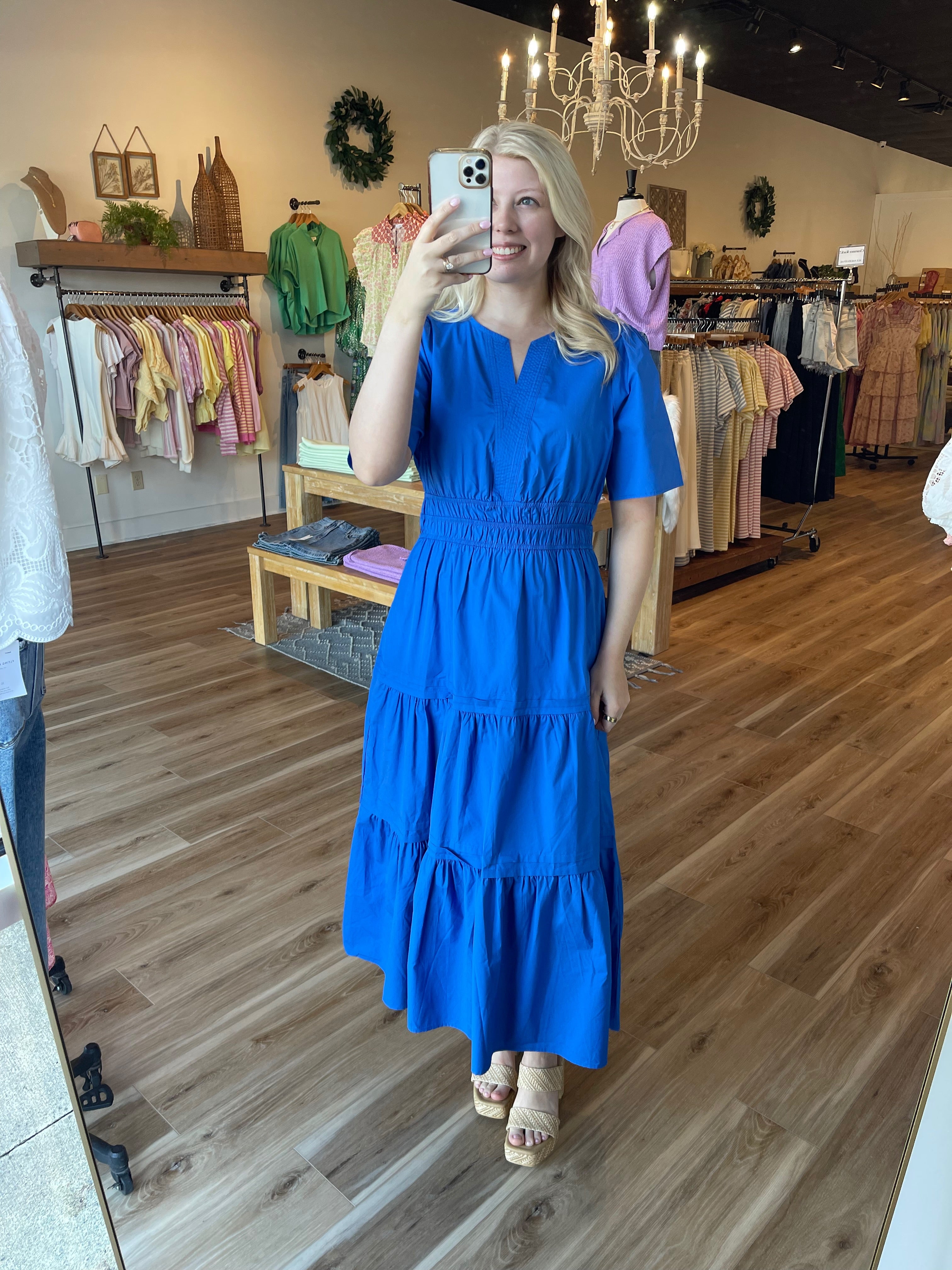 Colette Midi Dress The Cotton Gin Boutique Colette Midi Dress The Cotton Gin Boutique