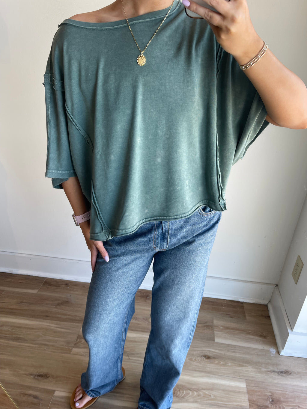 Collins Oversized Top