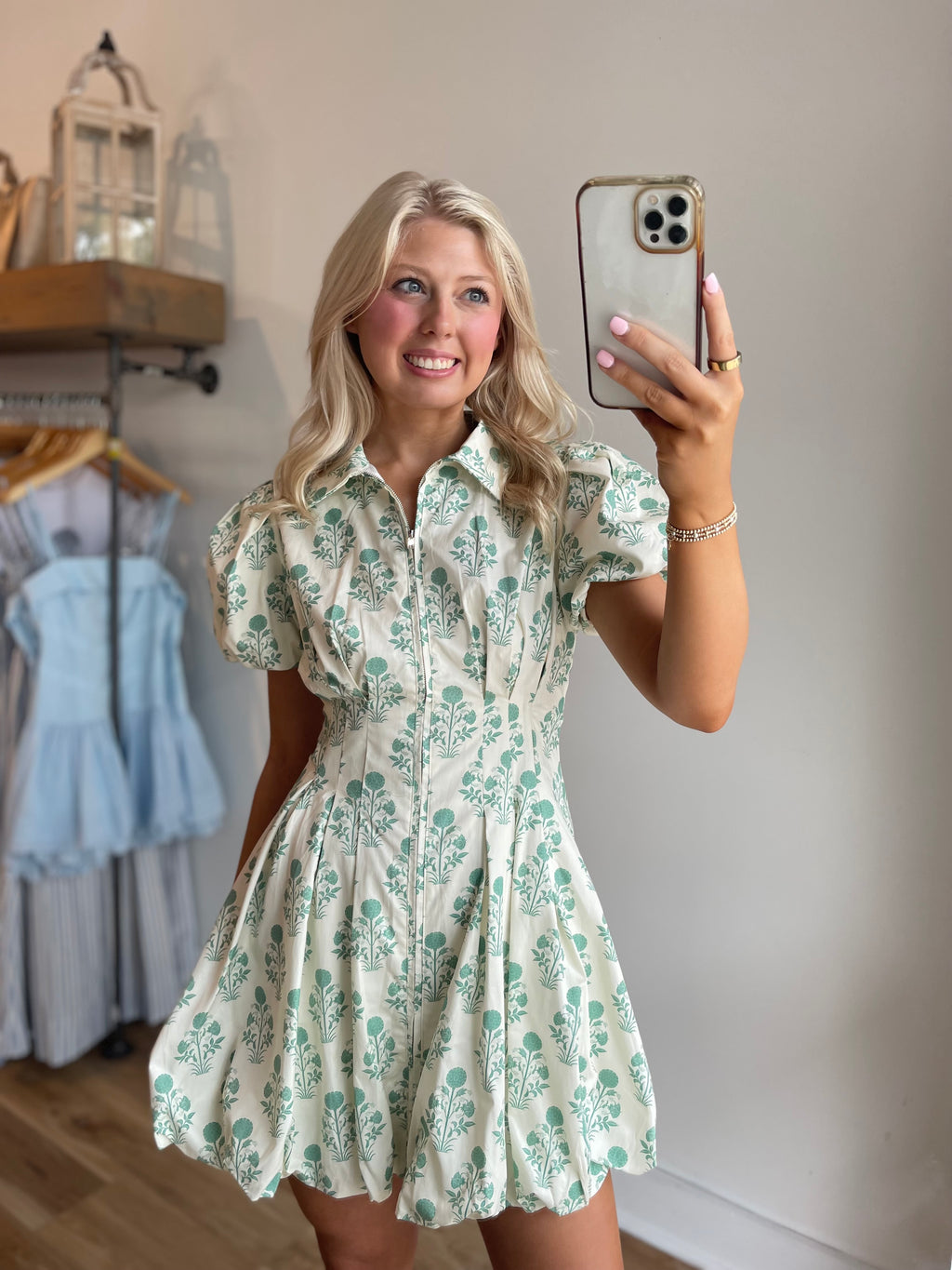 Tara Bubble Hem Mini Dress