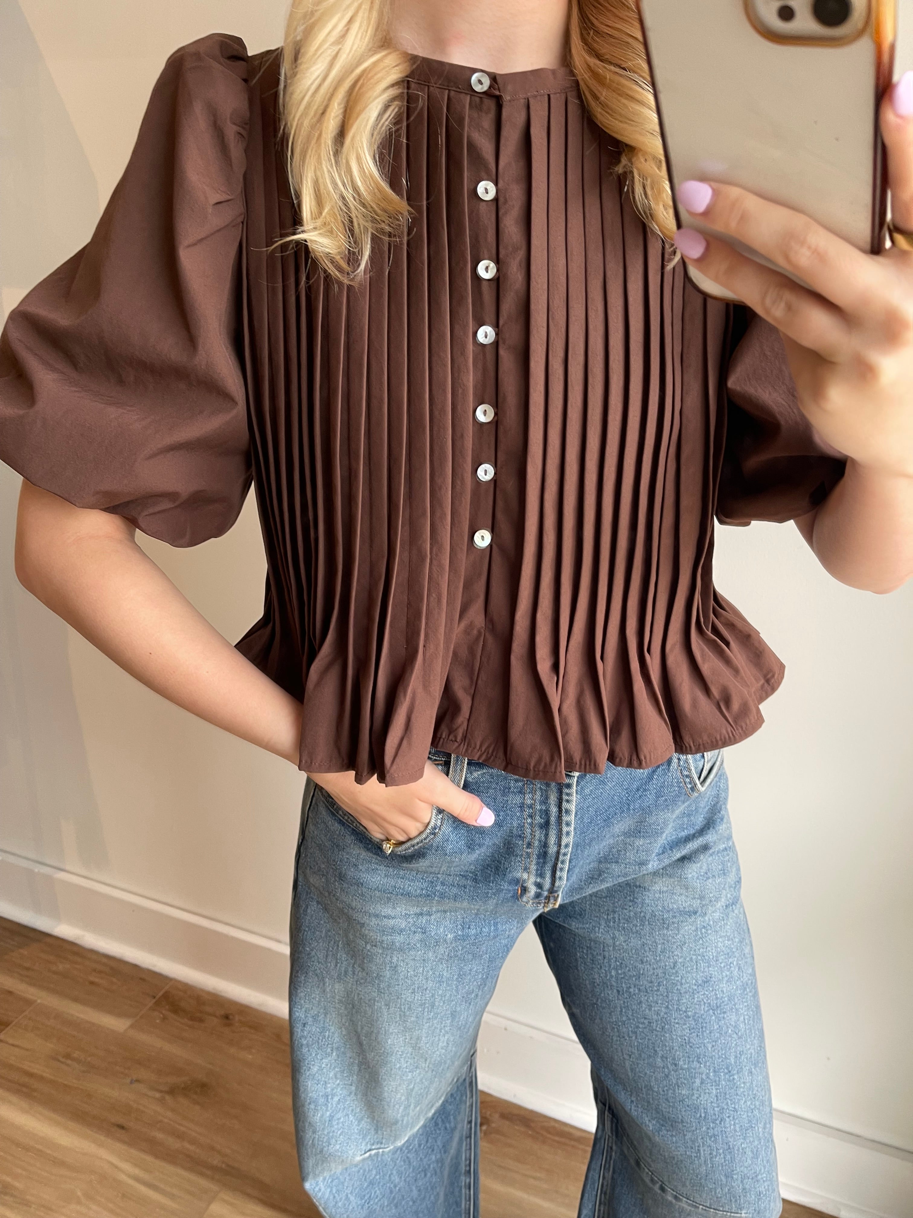 Emmaline Peplum Blouse