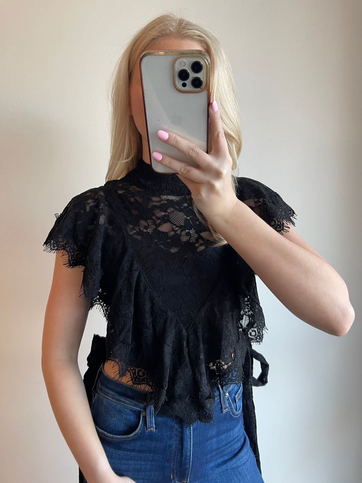 Kristen Lace Top