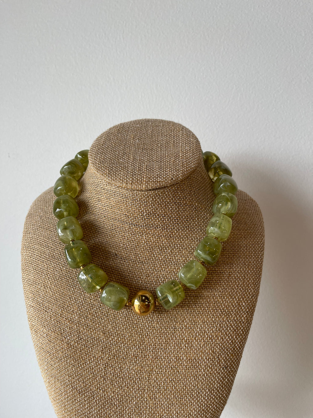 Cube Bead Necklace