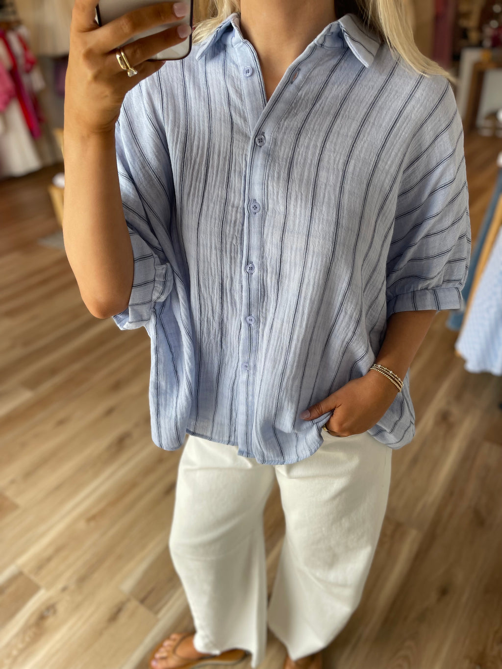 Annie Striped Blouse
