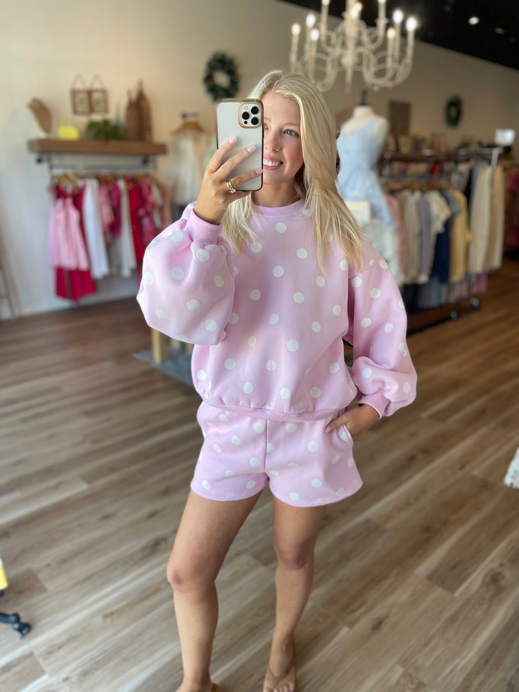 Polka Dot Short Set
